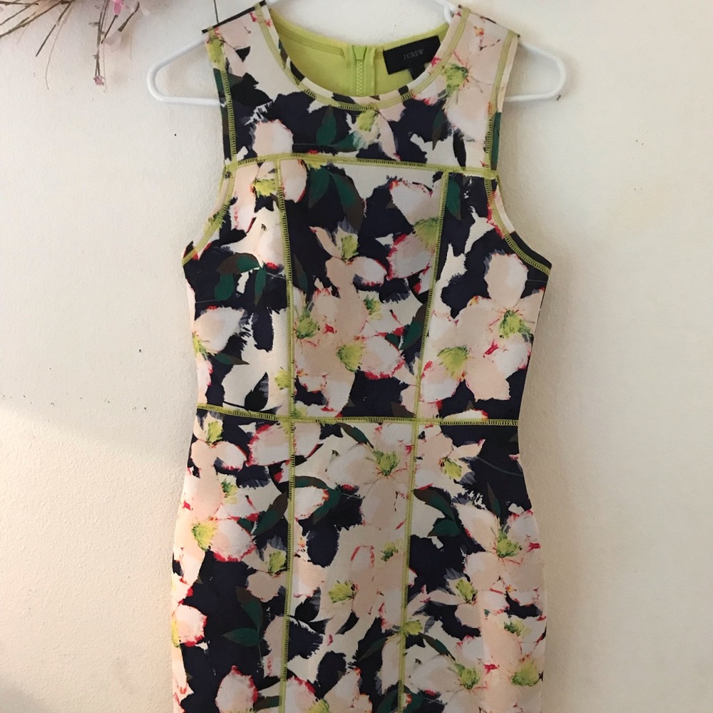 J.Crew Floral Sheath Dress